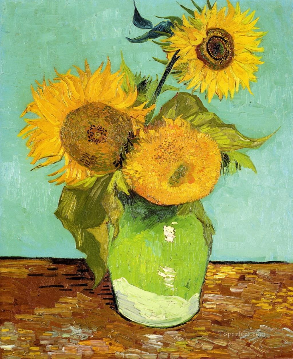 Sunflowers Vincent van Gogh Oil Paintings